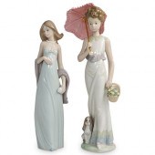 PAIR OF LLADRO PORCELAIN FIGUR