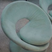 PAIR OF LOUIS DUROT SPIRAL CHA