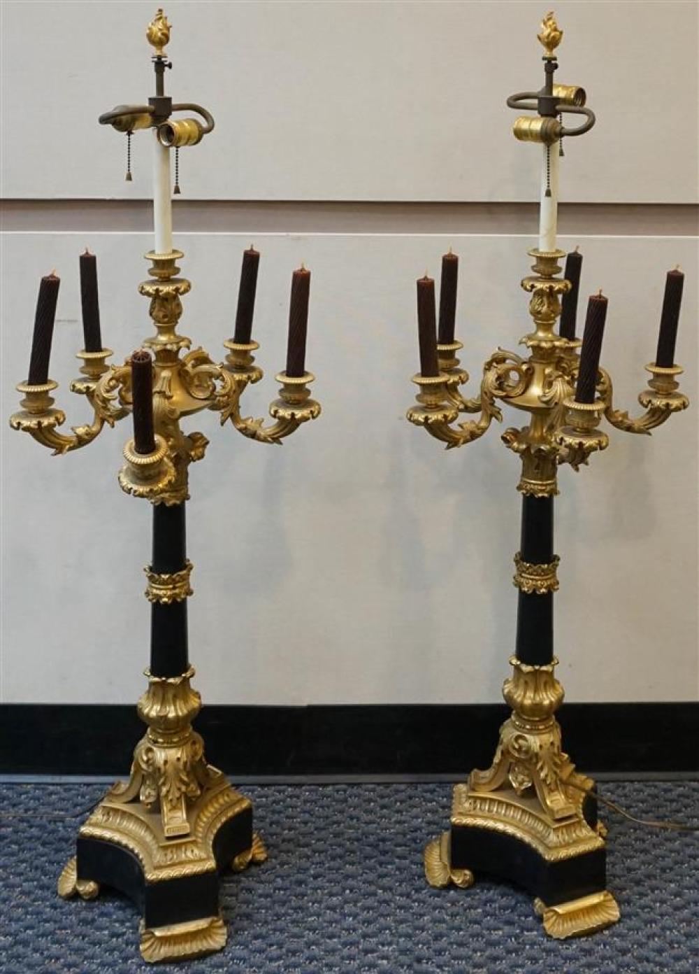 PAIR OF LOUIS PHILIPPE ORMOLU AND