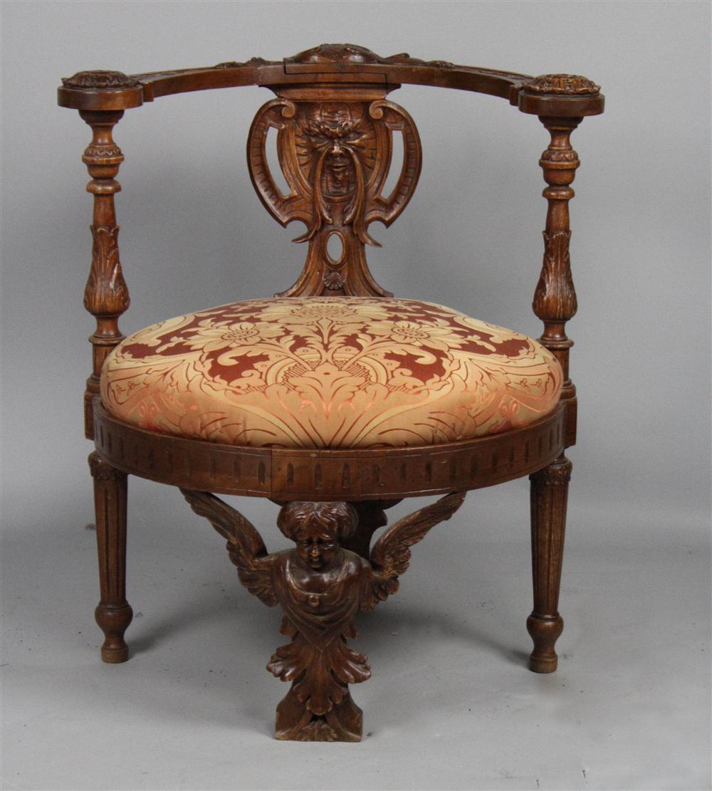PAIR OF LOUIS XIV STYLE OAK