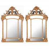 PAIR OF LOUIS XIV STYLE GILTWO