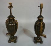 PAIR OF LOUIS XIV STYLE PATINA