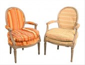 PAIR OF LOUIS XIV STYLE FAUTEU