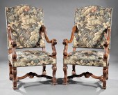 PAIR OF LOUIS XIV-STYLE CARVED
