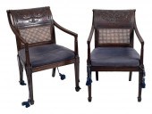 PAIR OF LOUIS XIV-STYLE CHAIRS
