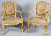 PAIR OF LOUIS XV GILTWOOD AUBU