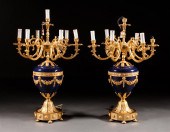 Pair of Louis XV style gilt-me