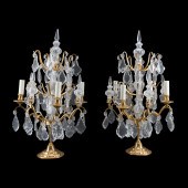 PAIR OF LOUIS XV STYLE ORMOLU