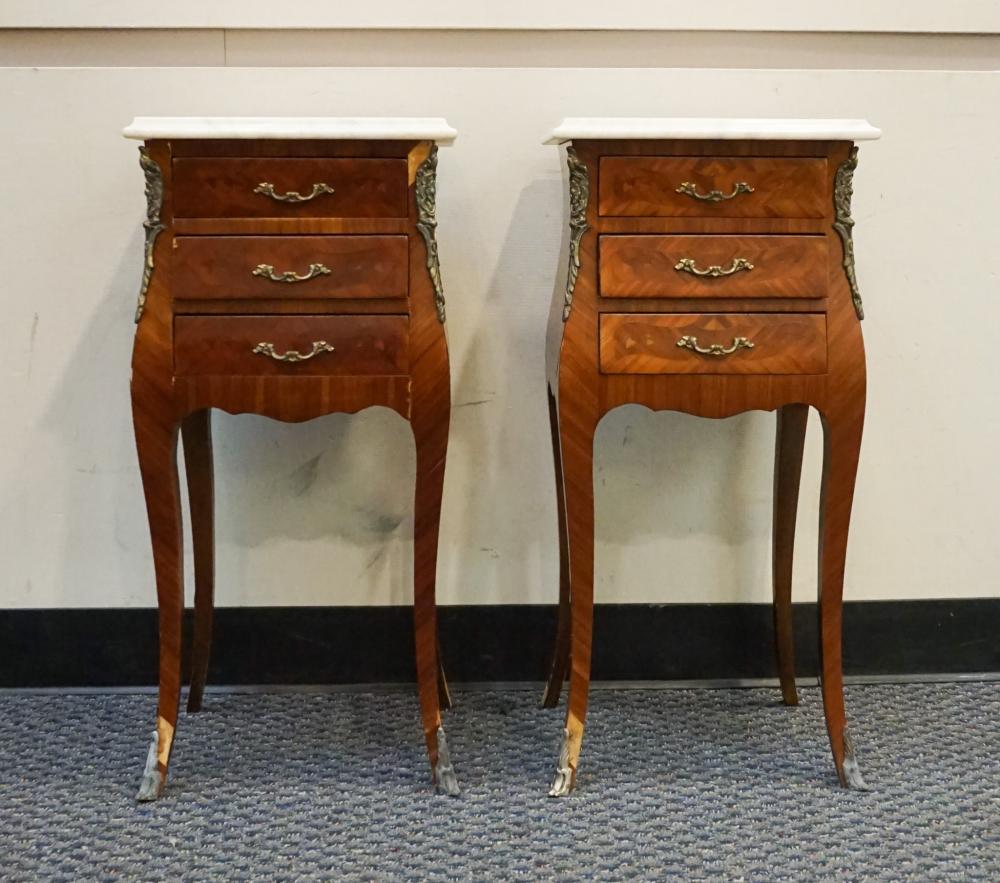 PAIR OF LOUIS XV STYLE METAL