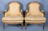 PAIR OF LOUIS XV STYLE GOLD PA