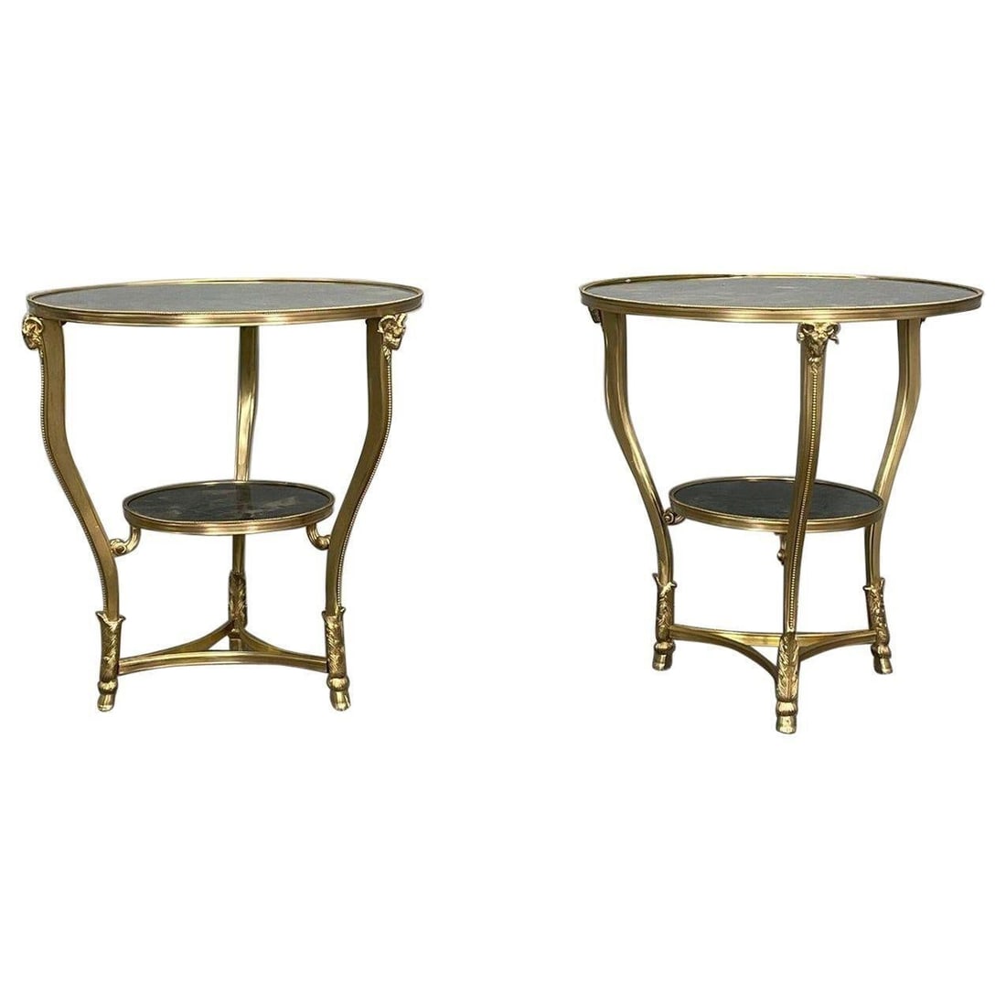 PAIR OF LOUIS XV STYLE GUERIDONS,
