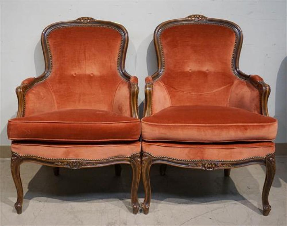 PAIR OF LOUIS XV STYLE FRUITWOOD