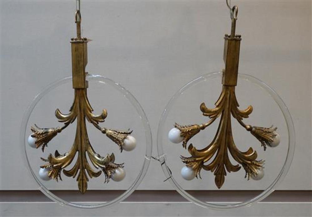 PAIR OF LOUIS XV STYLE GILT, CAST