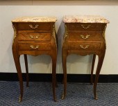 PAIR OF LOUIS XV STYLE BRASS M