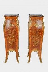 PAIR OF LOUIS XV STYLE GILT BR