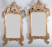PAIR OF LOUIS XV STYLE GILTWOO