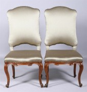 PAIR OF LOUIS XV STYLE BEECHWO