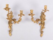 PAIR OF LOUIS XV STYLE ORMOLU