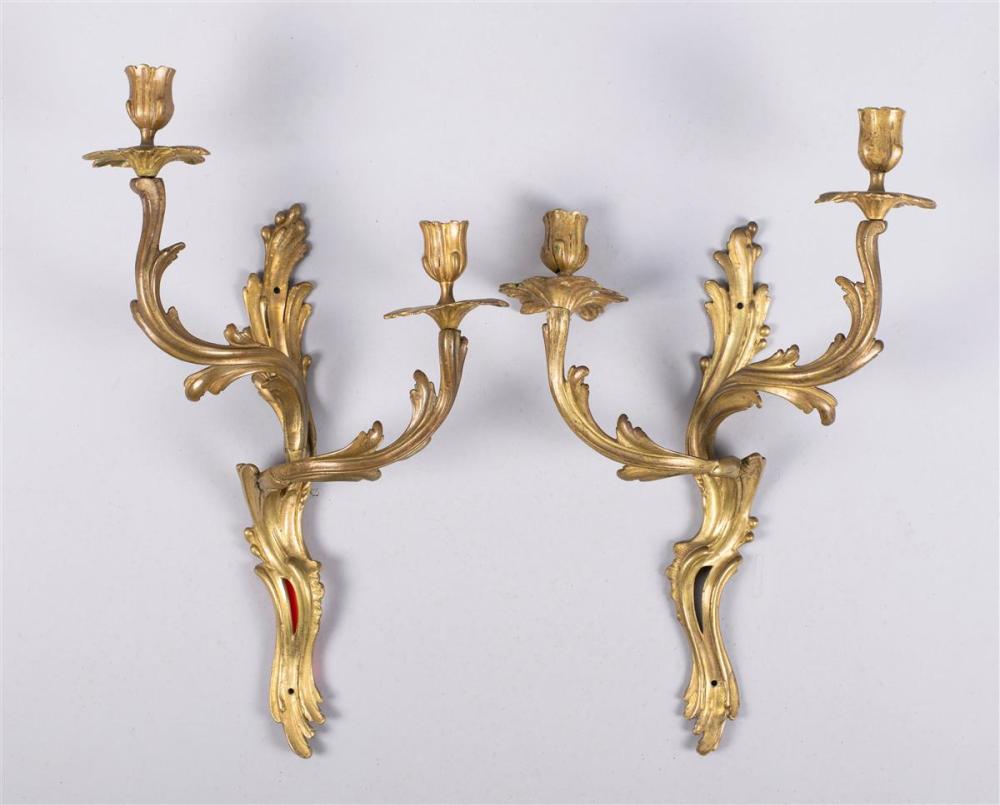 PAIR OF LOUIS XV STYLE ORMOLU