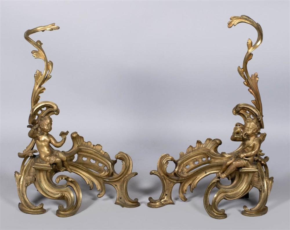 PAIR OF LOUIS XV STYLE ORMOLU