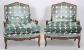 PAIR OF LOUIS XV STYLE WALNUT