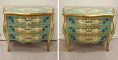 PAIR OF LOUIS XV STYLE PAINT D