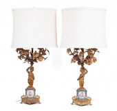PAIR OF LOUIS XV STYLE CANDELA