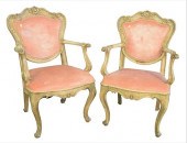 PAIR OF LOUIS XV STYLE FAUTEUI