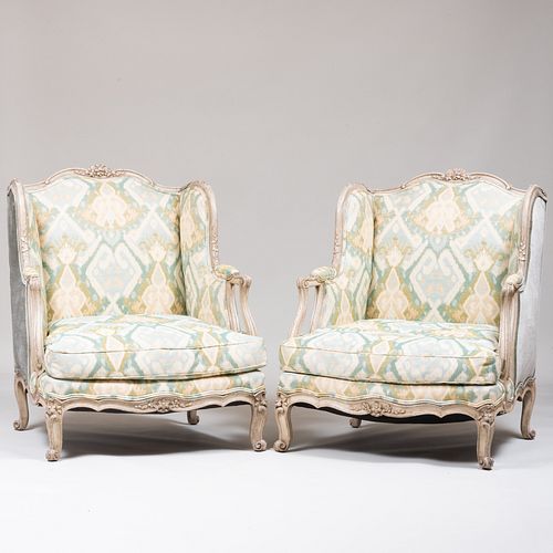 PAIR OF LOUIS XV STYLE WHITE