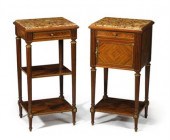 Pair of Louis XV style mahogan