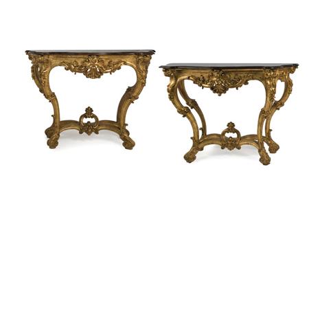 Pair of Louis XV Style Parcel