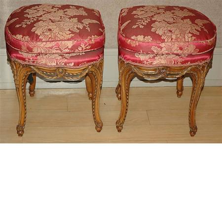Pair of Louis XV Style Walnut