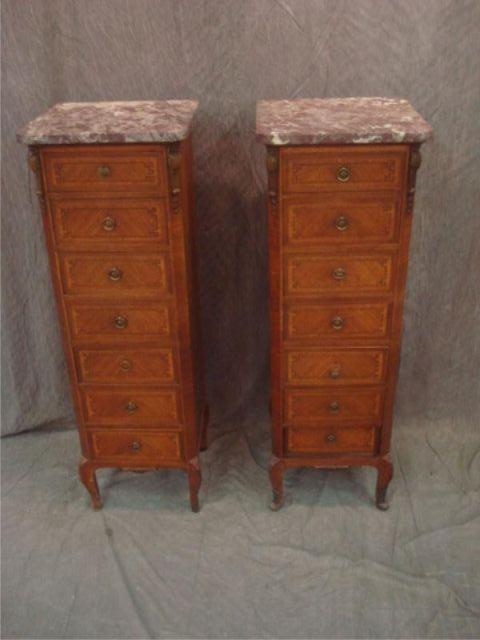 Pair of Louis XV Style Satinwood