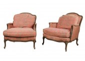 PAIR OF LOUIS XV-STYLE BERGèRE