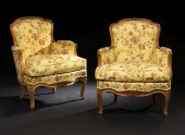 Pair of Louis XV-Style Carved