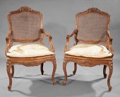 PAIR OF LOUIS XV-STYLE CARVED