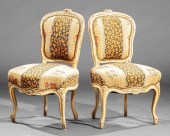 PAIR OF LOUIS XV-STYLE CREME P