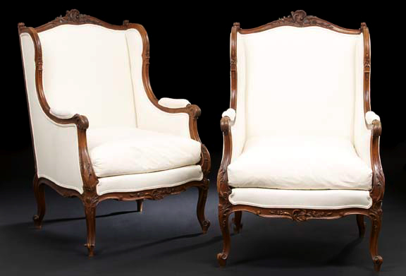 Pair of Louis XV-Style Fruitwood