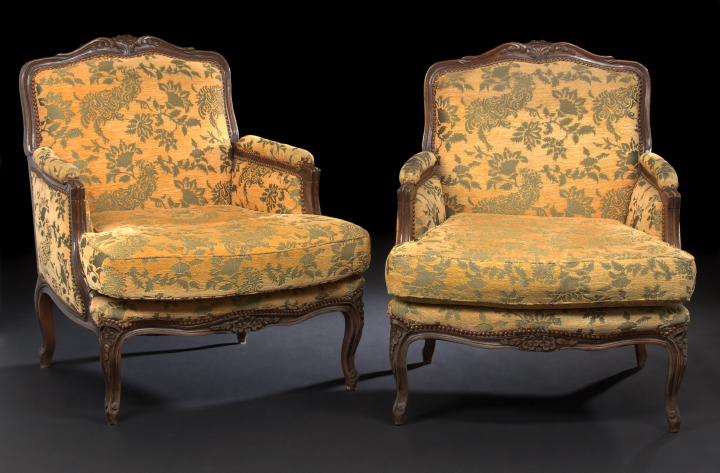 Pair of Louis XV-Style Fruitwood