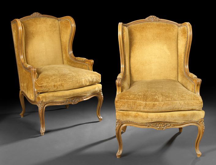 Pair of Louis XV-Style Fruitwood