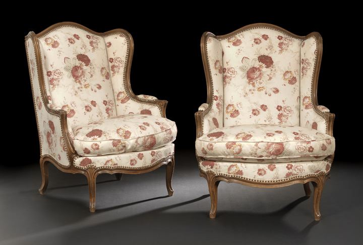 Pair of Louis XV-Style Fruitwood
