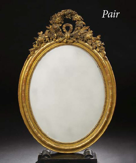 Pair of Louis XV-Style Giltwood