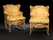Pair of Louis XV-Style Giltwoo