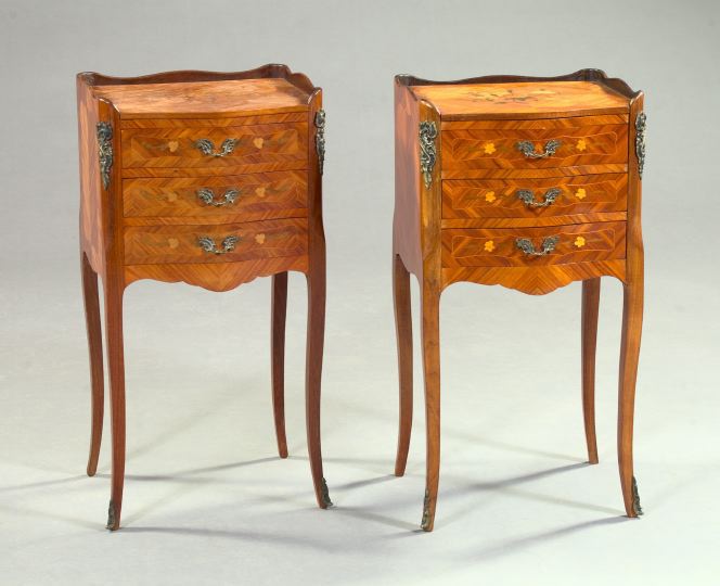 Pair of Louis XV-Style Kingwood and