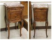 PAIR OF LOUIS XV-STYLE MARBLE-