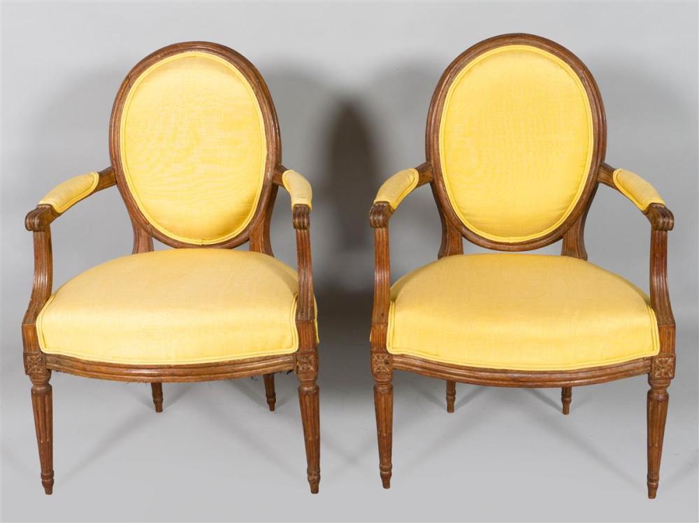 PAIR OF LOUIS XVI BEECHWOOD