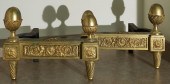 PAIR OF LOUIS XVI GILT BRONZE
