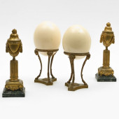 PAIR OF LOUIS XVI GILT-BRONZE-