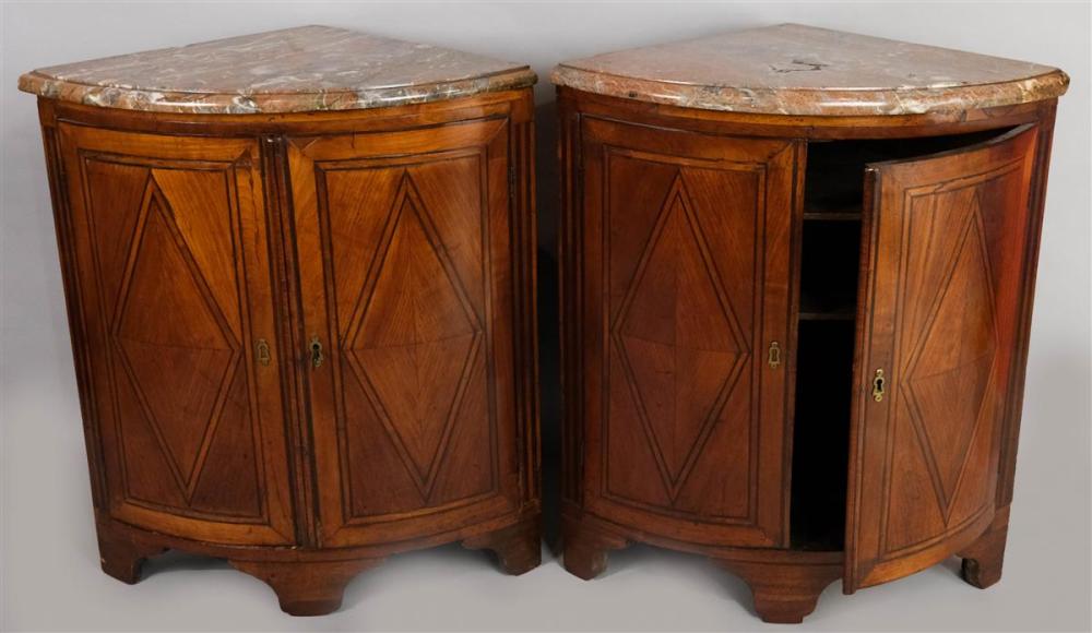 PAIR OF LOUIS XVI INLAID CHERRY