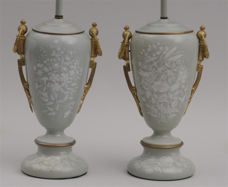 PAIR OF LOUIS XVI STYLE GILT-BRONZE